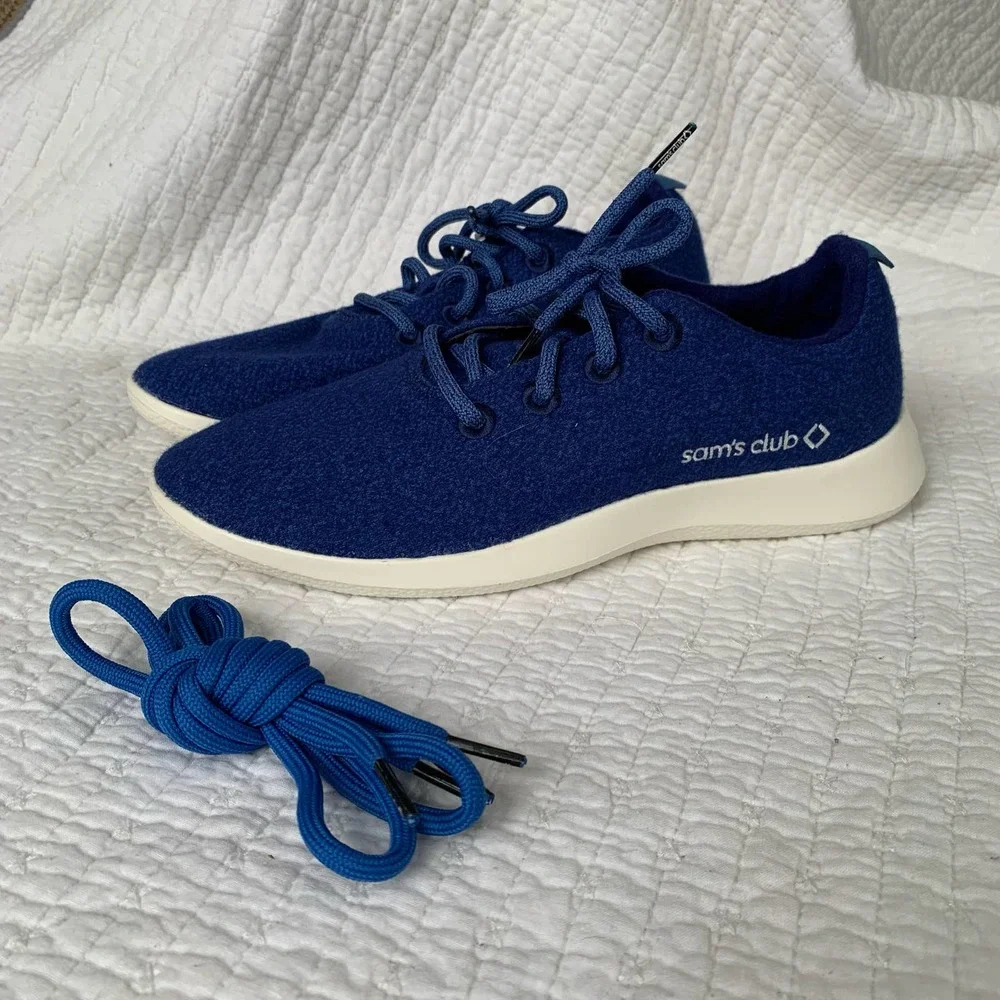 Mens Allbirds Shoes Wool Runners Blue Sams Club‎ size 9